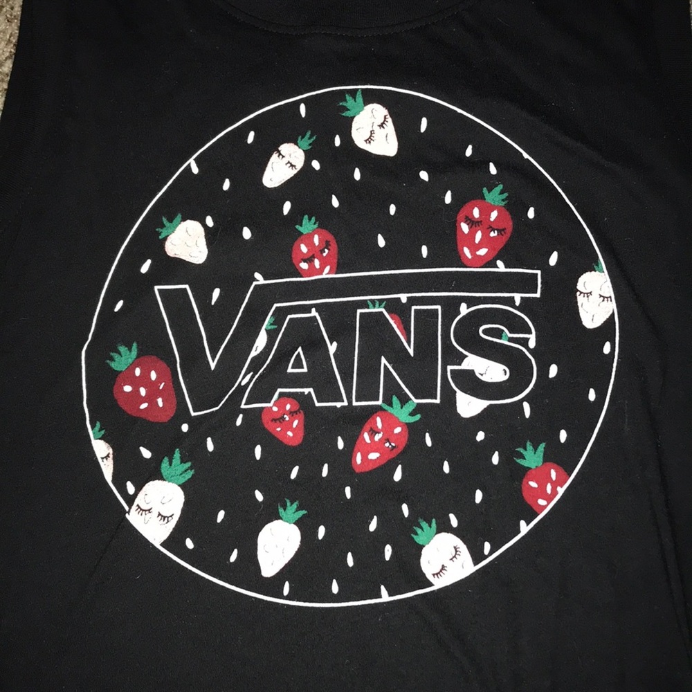 strawberry vans tank top